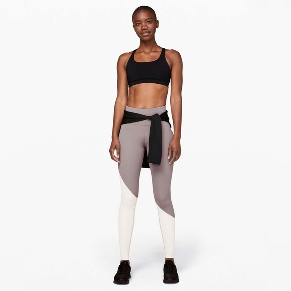 Lululemon Speed Wunder Tight *Asym Half Moon / Light Chrome, Size 6 - Picture 1 of 12